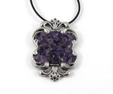 Druzy Amethyst Scroll