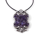 Druzy Amethyst Scroll