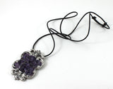 Druzy Amethyst Scroll