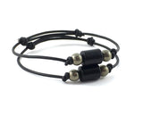 Happiness. Balance. Protection ~ Matte Onyx & Pyrites