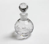 My Lady ~ Vintage Etched Glass Perfume Bottle