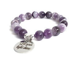 Let Your Light Shine ~ Chevron Amethysts