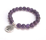 Tree of Life and Amethysts ~ Meaningful. Inspirational. Chakra Healing Crystals Jewelry from Athenais Jewelry.