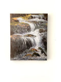 Canadian Waterfalls painting print on canvas, limited Art print for home decor, original art wall hanging, Canadian scenery painting Athenais Jewelry and Art