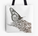 Elegance. Style. A Tote Bag with A Monarch Butterfly From Martha's Vineyard