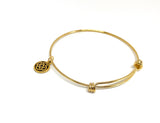 Celtic Charm Bangle ~ Infinity Knot & Triskele