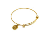 Celtic Charm Bangle ~ Infinity Knot & Triskele