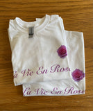 La Vie En Rose Cotton T-shirt