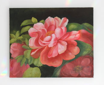Roses in Bloom - Original Acrylic Still Life Painting on Canvas
