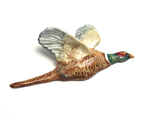 Large Flying Beswick Pheasant Wall Plaque