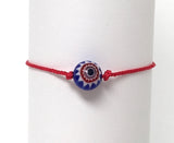 Luck. Protection. Energy. - Evil Eye Murano Silk String of Fate