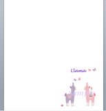 Llama Cards ~ Instant Pdf Downloads