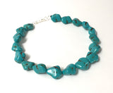 Bold and Chunky turquoise necklace Athenais Jewelry Chakra Healing Jewelry