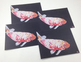 Koi Fish Art Cards - All Purpose Cards