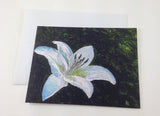 White Lily Art Cards - All Purpose Blank Cards