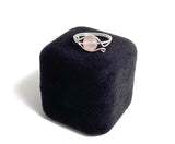 heart chakra ring, rose quartz stone ring. talisman evil eye jewelry, celtic spiral ring, heart chakra stone ring, wire wrapped ring