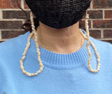 Mother of Pearl Mask Lanyard & Necklace