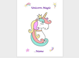 Personnalized Name Unicorn Art Print ~ PDF Download